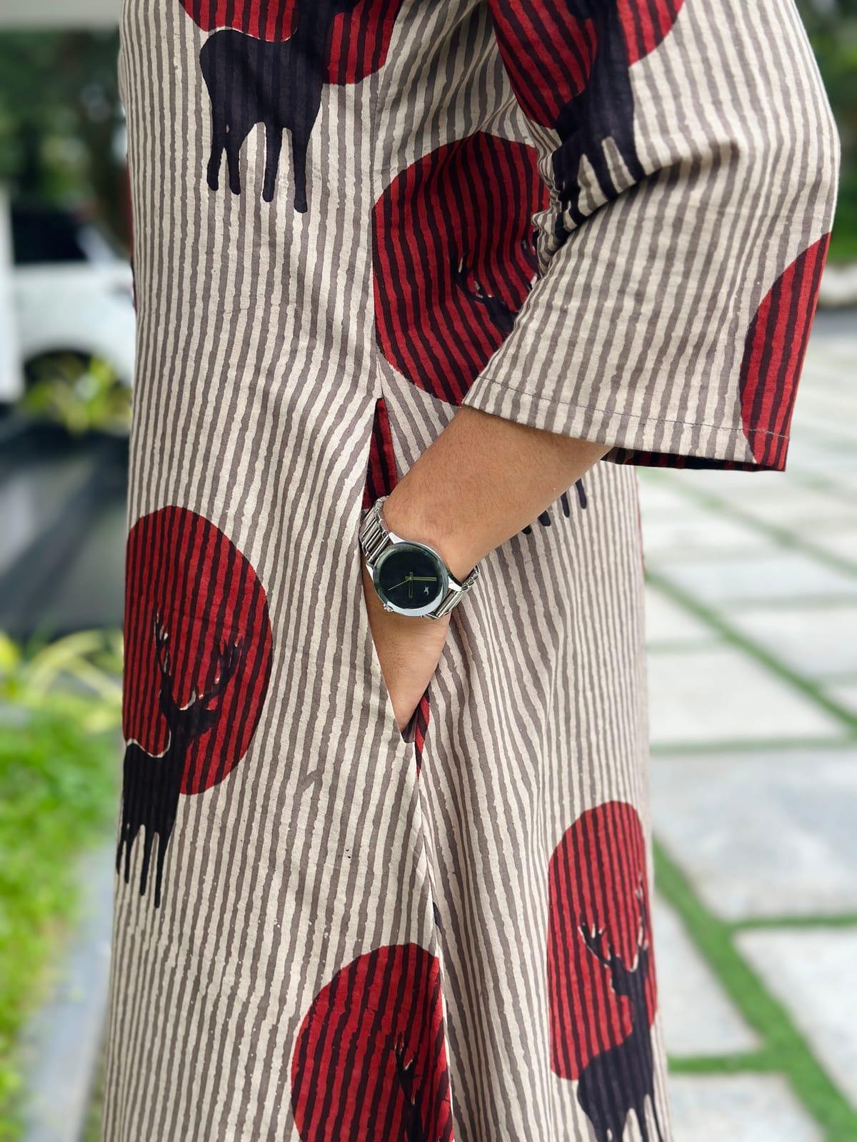 Miyabi Co-ord set - Jahota Hand block 5