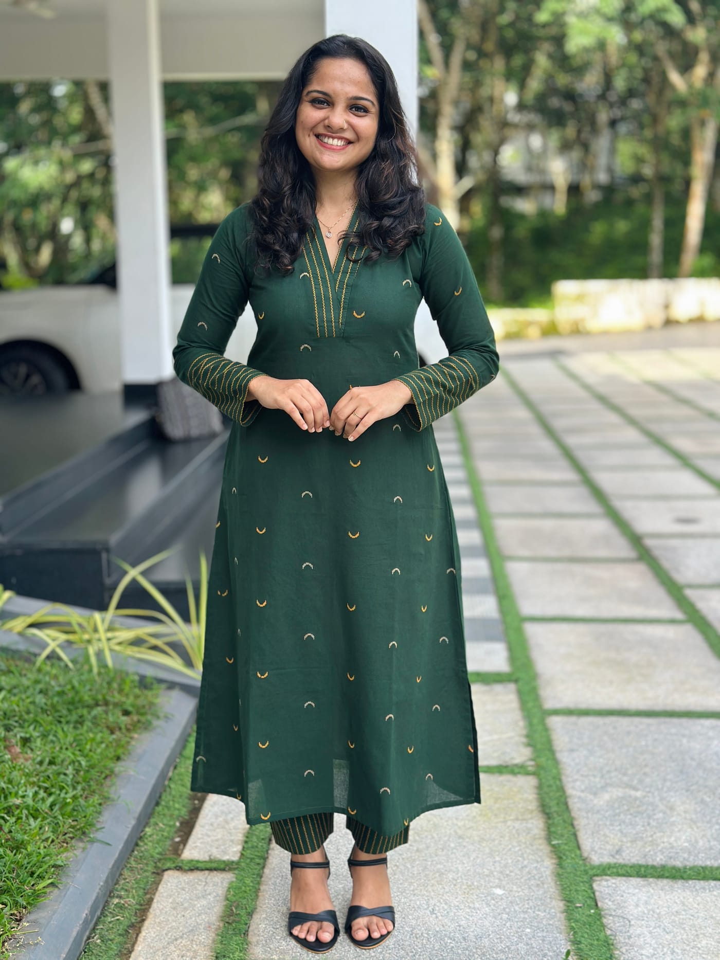 Greeny Night - Cotton Woven 1